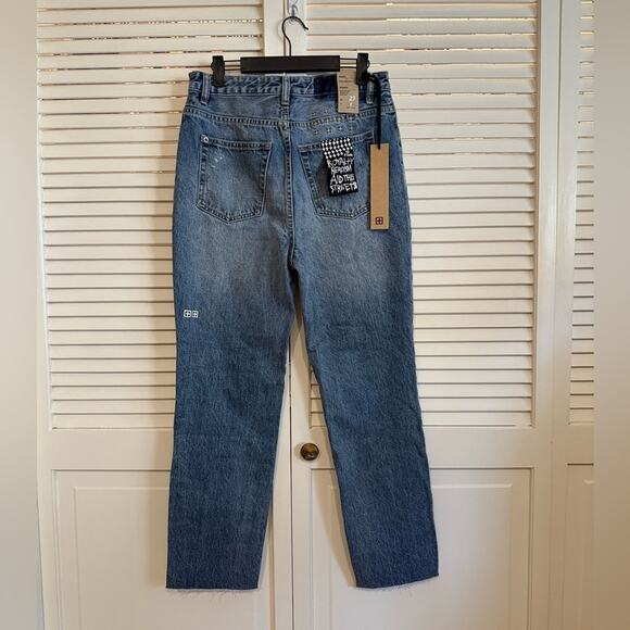 NWT NEW Ksubi Chlo Wasted Jeans Klub Trashed Denim - Picture 9 of 14
